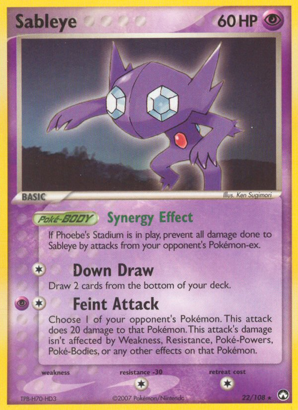 Sableye (22/108) [EX: Power Keepers] | Devastation Store