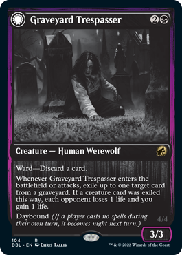 Graveyard Trespasser // Graveyard Glutton [Innistrad: Double Feature] | Devastation Store