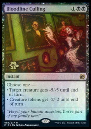 Bloodline Culling [Innistrad: Midnight Hunt Prerelease Promos] | Devastation Store