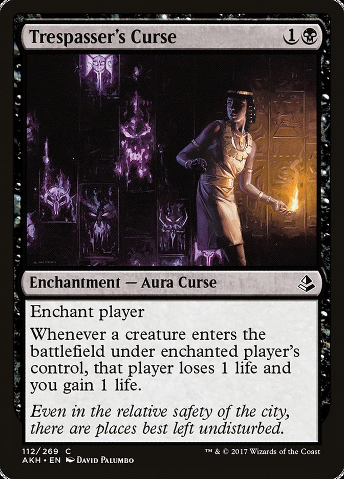 Trespasser's Curse [Amonkhet] | Devastation Store