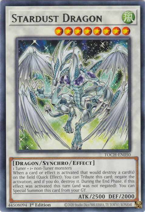 Stardust Dragon [TOCH-EN050] Rare | Devastation Store