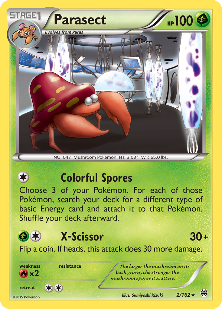 Parasect (2/162) [XY: BREAKthrough] | Devastation Store