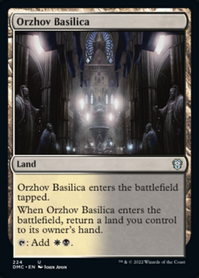 Orzhov Basilica [Dominaria United Commander] | Devastation Store