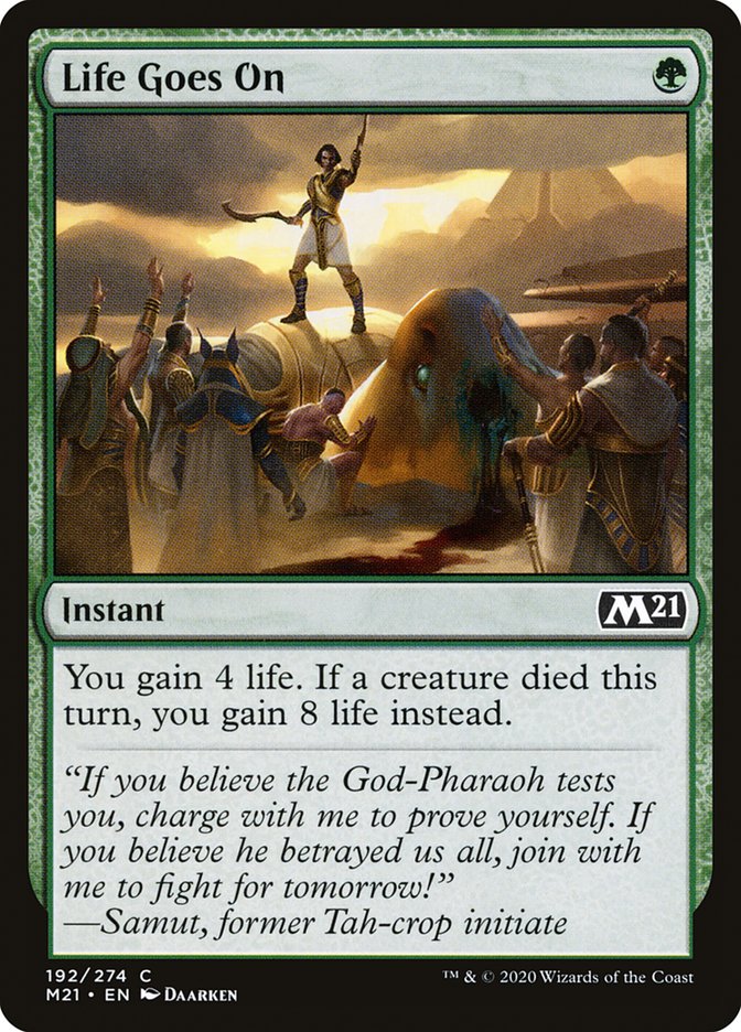 Life Goes On [Core Set 2021] | Devastation Store