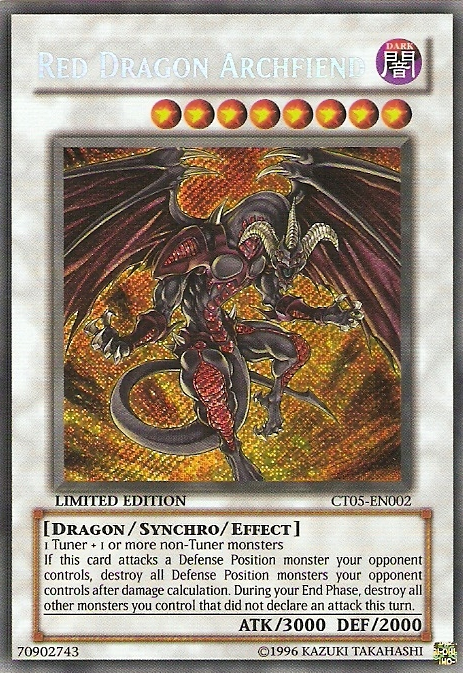 Red Dragon Archfiend [CT05-EN002] Secret Rare | Devastation Store