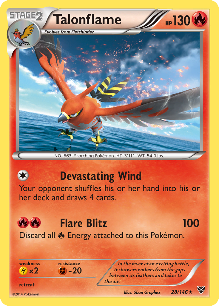 Talonflame (28/146) [XY: Base Set] | Devastation Store