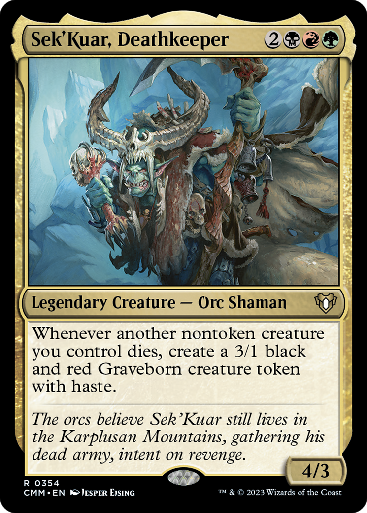 Sek'Kuar, Deathkeeper [Commander Masters] | Devastation Store