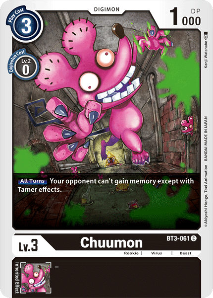 Chuumon [BT3-061] [Release Special Booster Ver.1.0] | Devastation Store