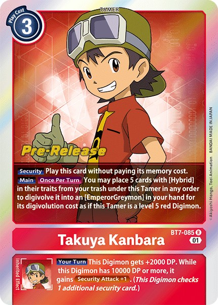 Takuya Kanbara [BT7-085] [Next Adventure Pre-Release Cards] | Devastation Store