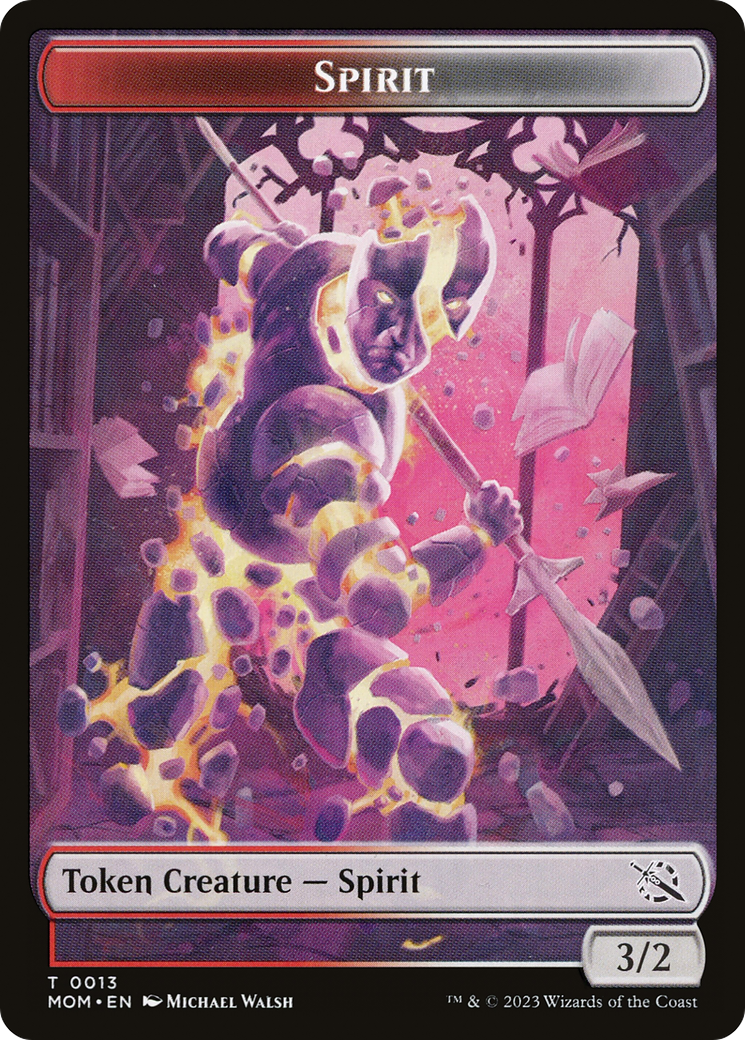 Treasure (21) // Spirit (13) Double-Sided Token [March of the Machine Tokens] | Devastation Store