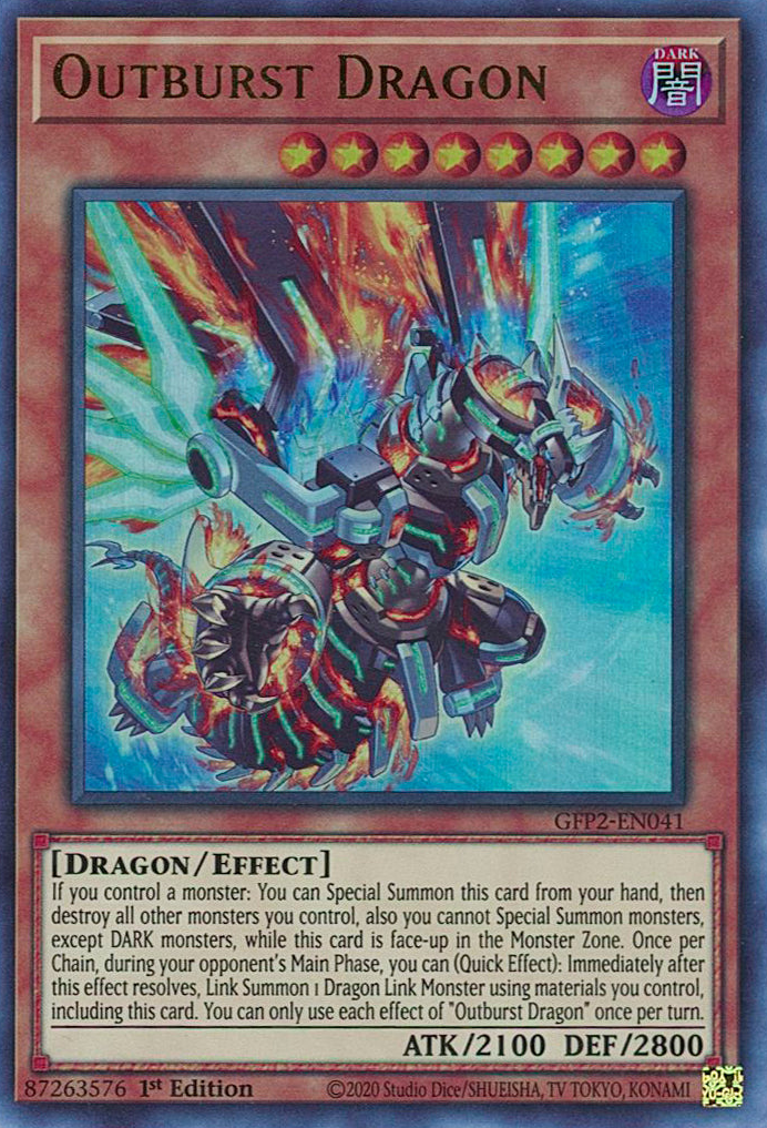 Outburst Dragon [GFP2-EN041] Ultra Rare | Devastation Store
