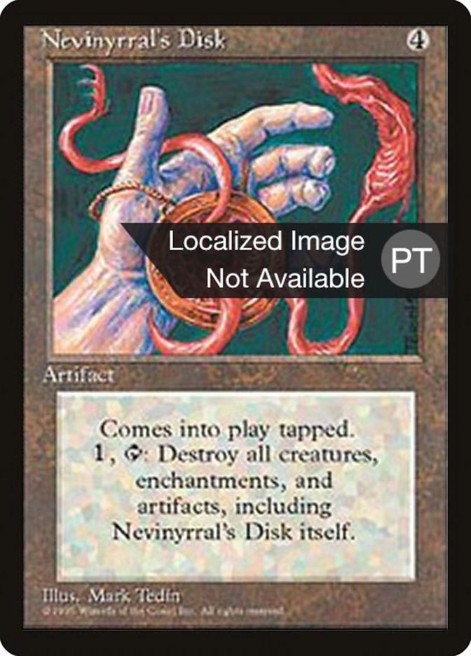 Nevinyrral's Disk [Fourth Edition (Foreign Black Border)] | Devastation Store