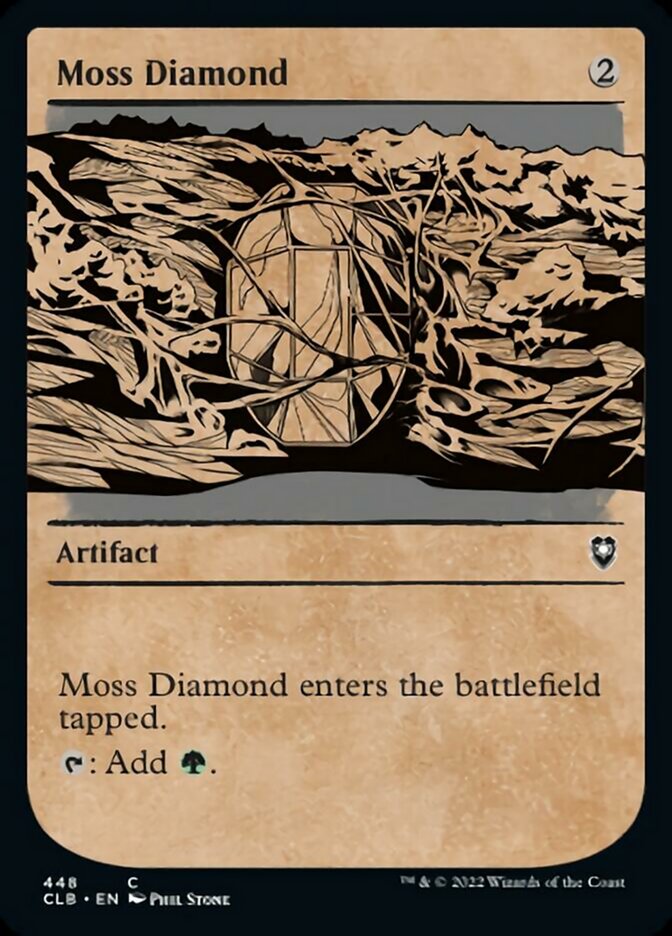 Moss Diamond (Showcase) [Commander Legends: Battle for Baldur's Gate] | Devastation Store