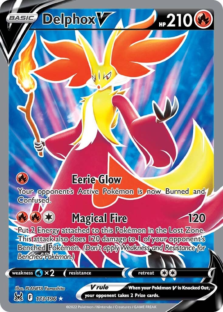 Delphox V (173/196) [Sword & Shield: Lost Origin] | Devastation Store