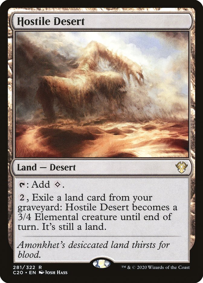 Hostile Desert [Commander 2020] | Devastation Store
