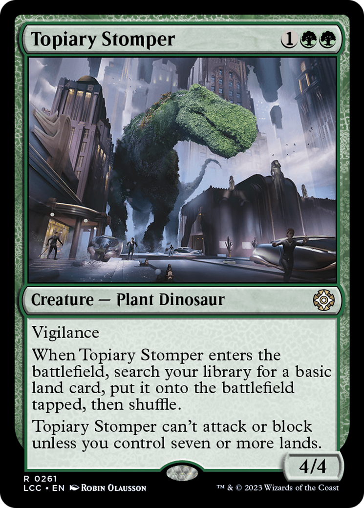Topiary Stomper [The Lost Caverns of Ixalan Commander] | Devastation Store
