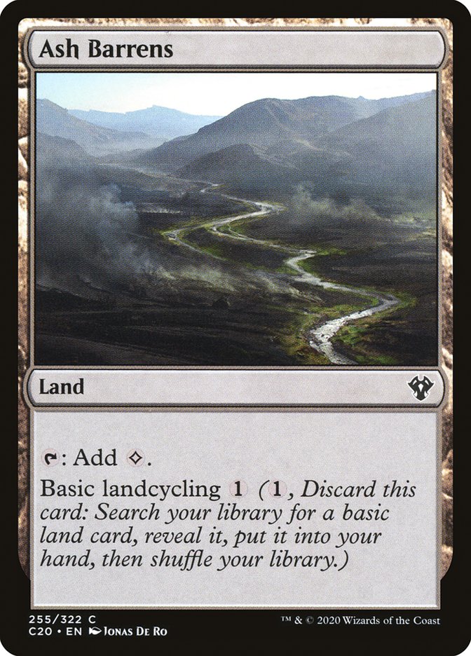 Ash Barrens [Commander 2020] | Devastation Store