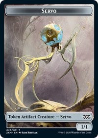 Servo // Soldier Double-sided Token [Double Masters Tokens] | Devastation Store