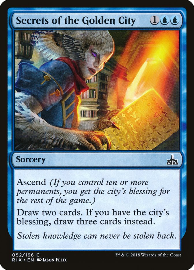 Secrets of the Golden City [Rivals of Ixalan] - Devastation Store | Devastation Store