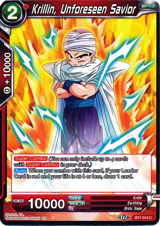 Krillin, Unforeseen Savior [BT7-013] | Devastation Store