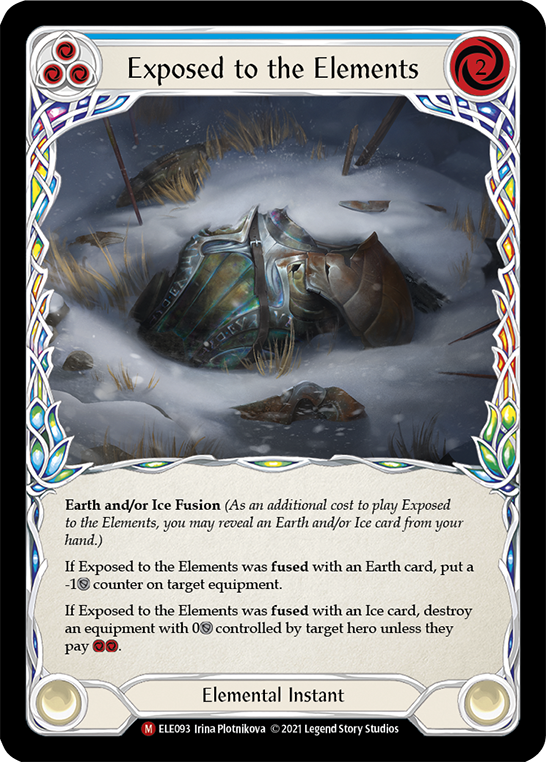 Exposed to the Elements [ELE093] (Tales of Aria)  1st Edition Rainbow Foil | Devastation Store