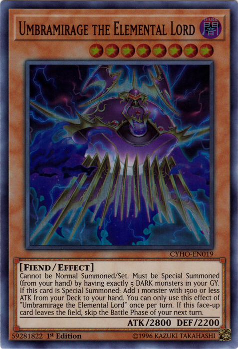 Umbramirage the Elemental Lord [CYHO-EN019] Super Rare | Devastation Store
