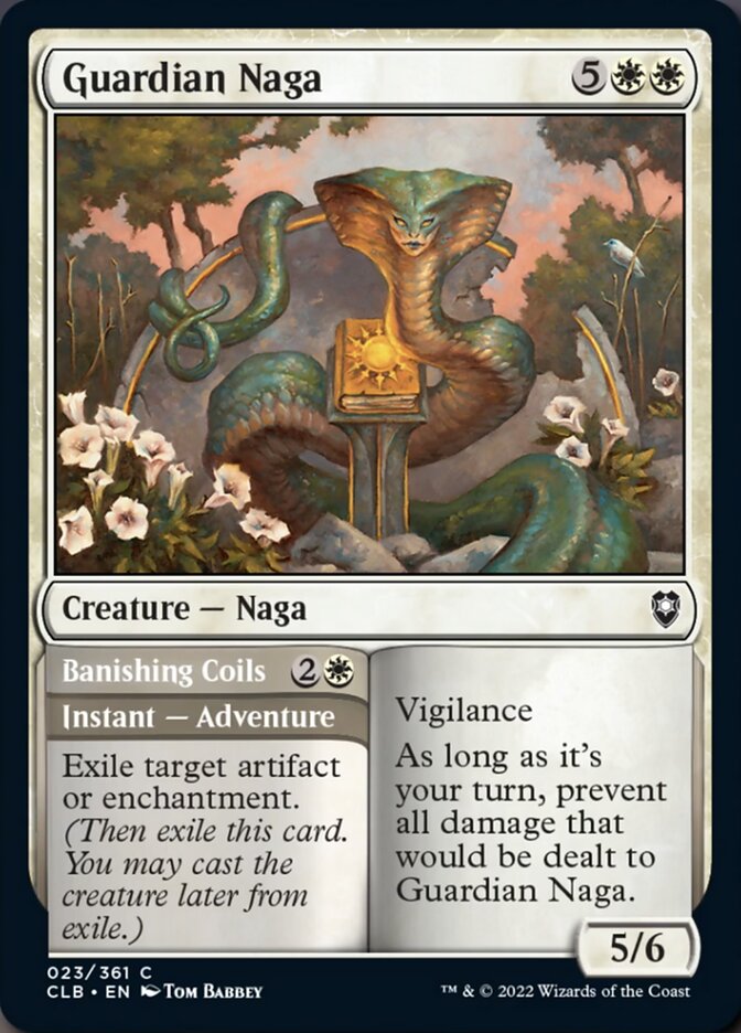 Guardian Naga // Banishing Coils [Commander Legends: Battle for Baldur's Gate] | Devastation Store