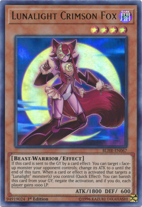 Lunalight Crimson Fox [BLHR-EN067] Ultra Rare | Devastation Store