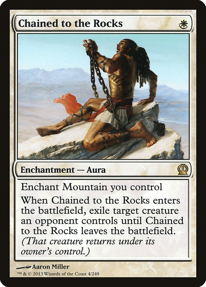 Chained to the Rocks [Theros] | Devastation Store