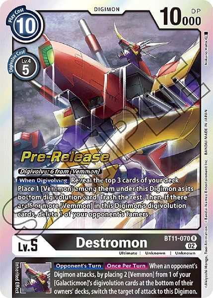 Destromon [BT11-070] [Dimensional Phase Pre-Release Promos] | Devastation Store