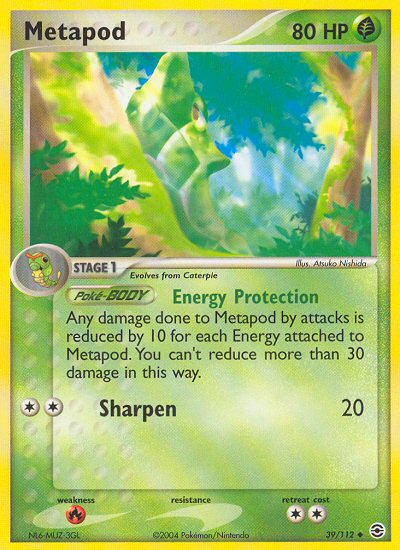 Metapod (39/112) [EX: FireRed & LeafGreen] | Devastation Store