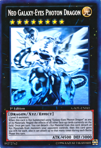 Neo Galaxy-Eyes Photon Dragon [GAOV-EN041] Ghost Rare | Devastation Store