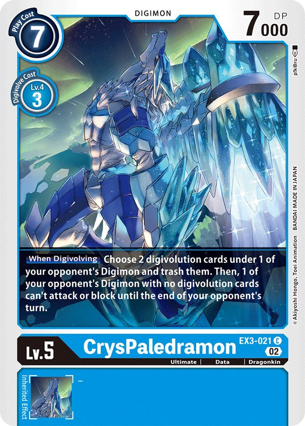 CrysPaledramon [EX3-021] [Draconic Roar] | Devastation Store