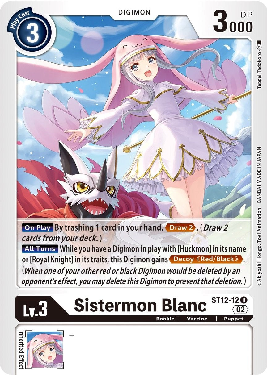 Sistermon Blanc [ST12-12] [Starter Deck: Jesmon] | Devastation Store