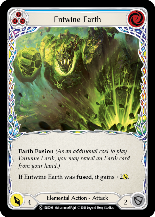 Entwine Earth (Blue) [U-ELE096] Unlimited Normal | Devastation Store