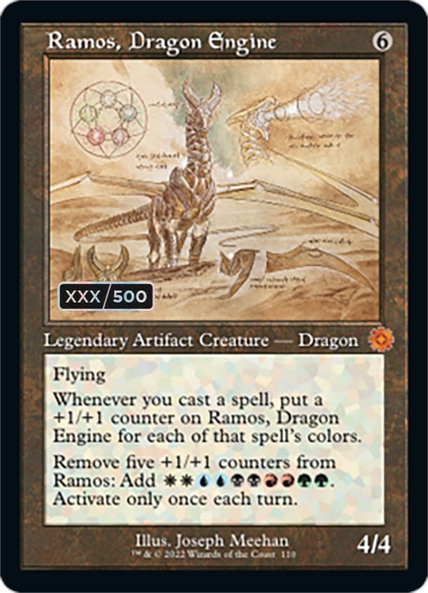Ramos, Dragon Engine (Retro Schematic) (Serial Numbered) [The Brothers' War Retro Artifacts] | Devastation Store