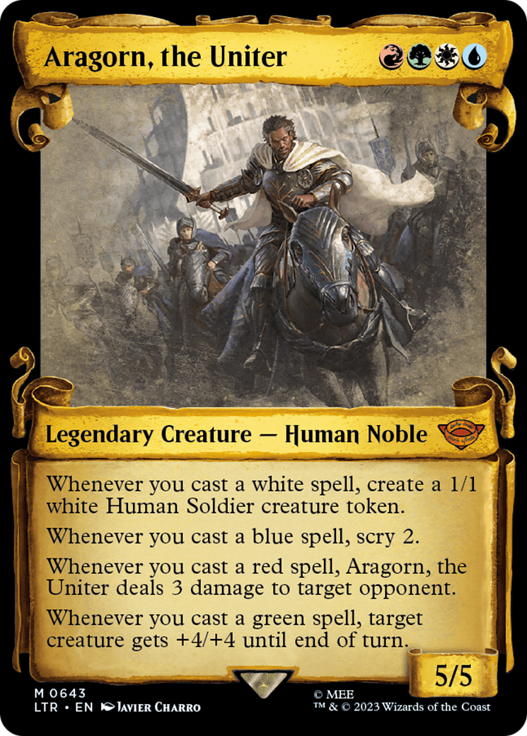 Aragorn, the Uniter [The Lord of the Rings: Tales of Middle-Earth Showcase Scrolls] | Devastation Store