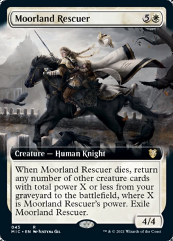 Moorland Rescuer (Extended) [Innistrad: Midnight Hunt Commander] | Devastation Store