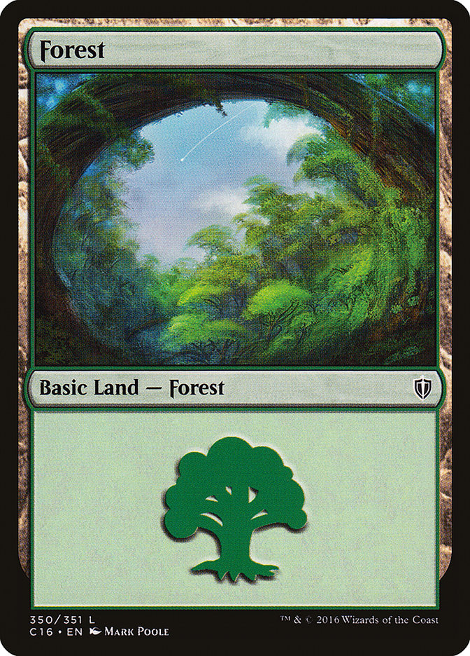 Forest (350) [Commander 2016] - Devastation Store | Devastation Store