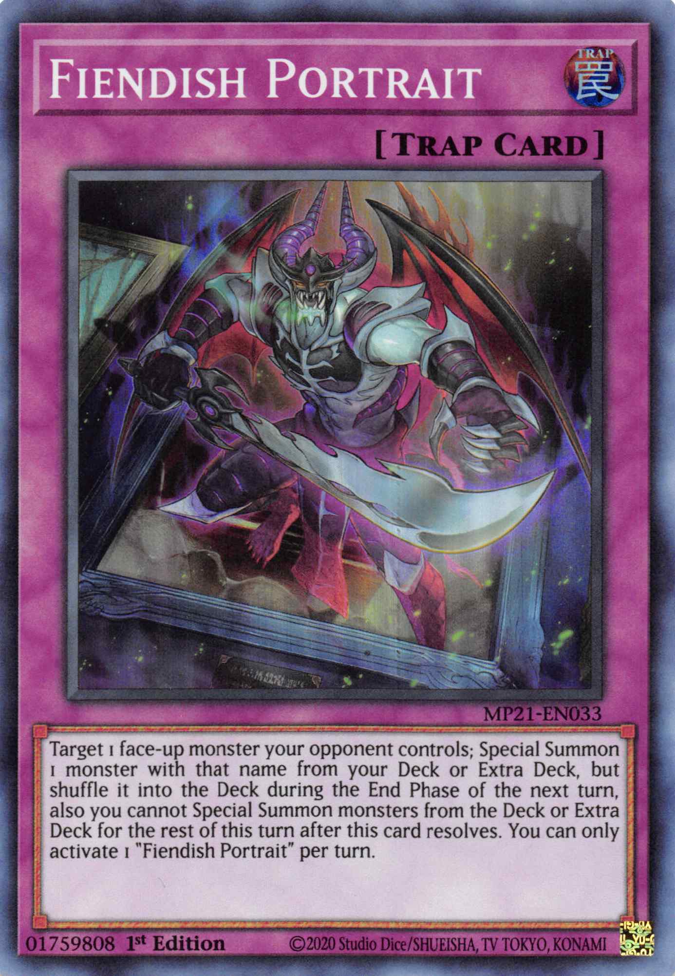 Fiendish Portrait [MP21-EN033] Super Rare | Devastation Store