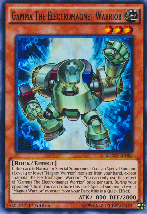 Gamma The Electromagnet Warrior [SDMY-EN003] Super Rare | Devastation Store