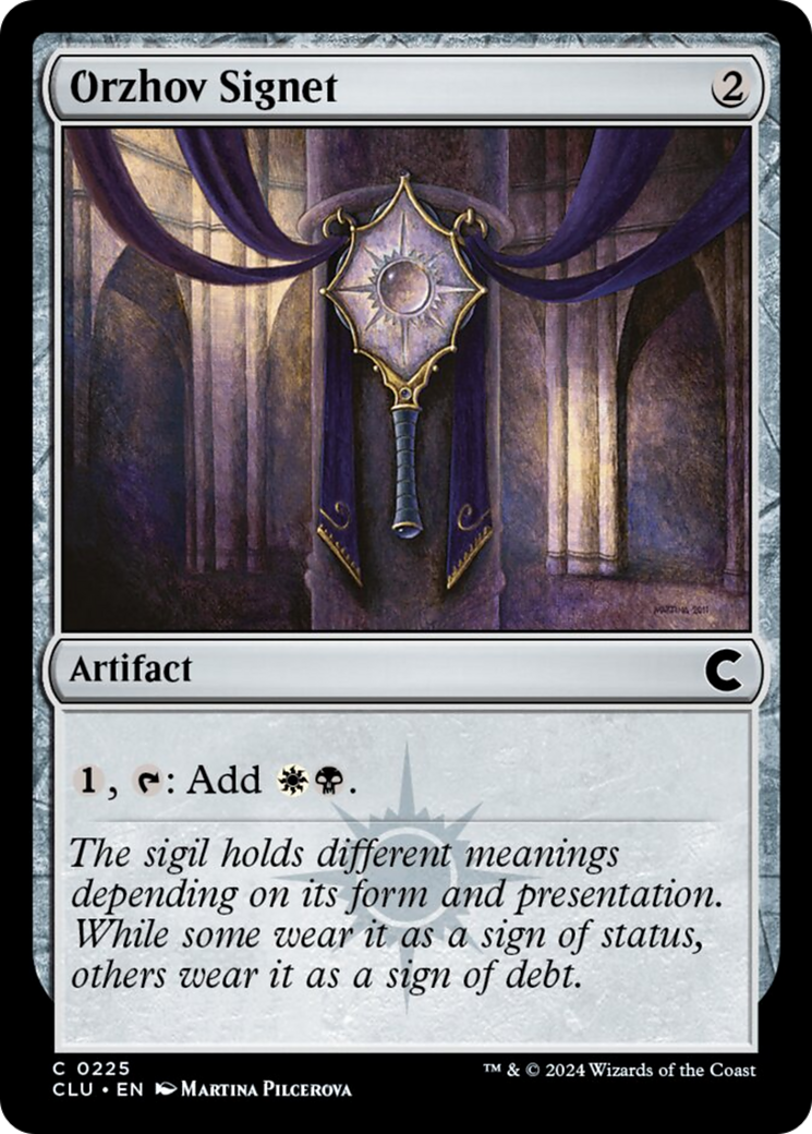 Orzhov Signet [Ravnica: Clue Edition] | Devastation Store