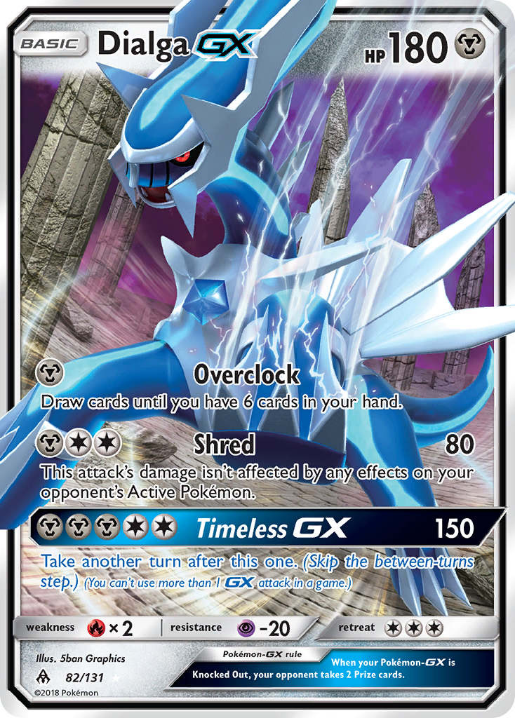 Dialga GX (82/131) [Sun & Moon: Forbidden Light] | Devastation Store