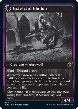 Graveyard Trespasser // Graveyard Glutton [Innistrad: Double Feature] | Devastation Store