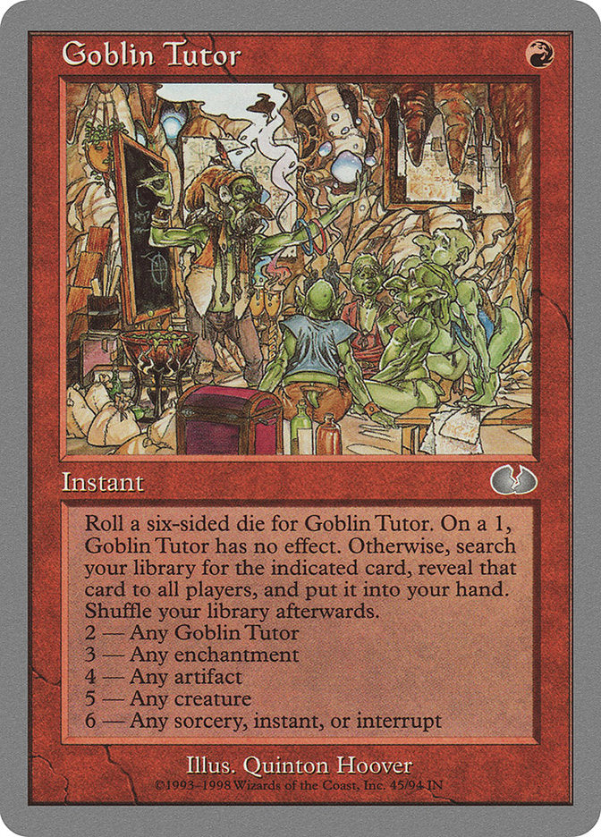 Goblin Tutor [Unglued] - Devastation Store | Devastation Store