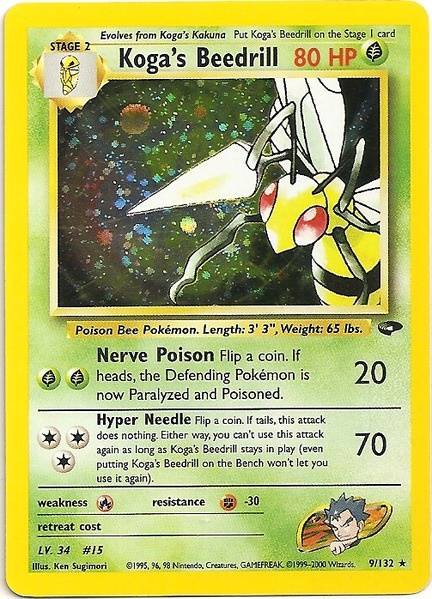 Koga's Beedrill (9/132) [Gym Challenge Unlimited] | Devastation Store