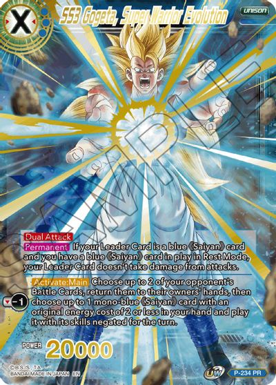 SS3 Gogeta, Super Warrior Evolution (Alternate Art) [P-234] | Devastation Store