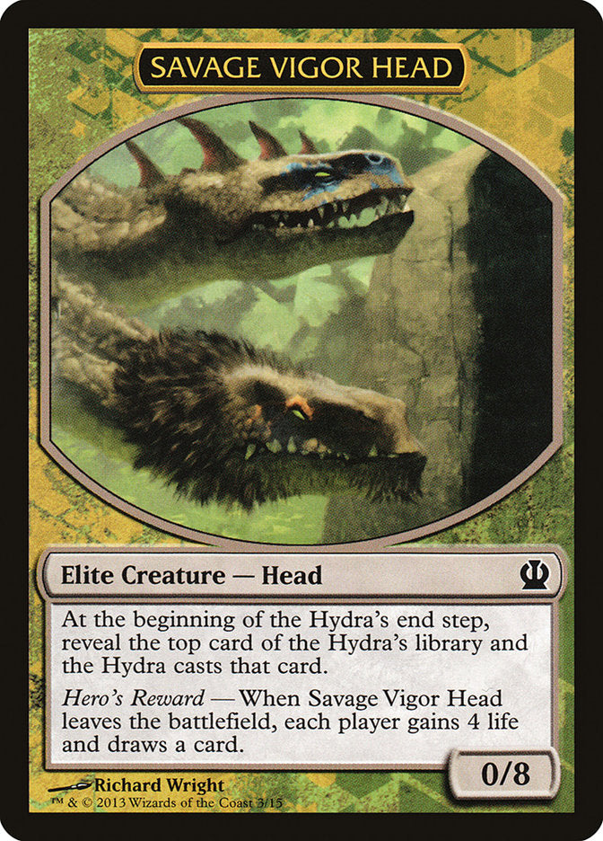 Savage Vigor Head [Theros Face the Hydra] | Devastation Store