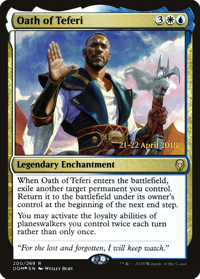 Oath of Teferi  [Dominaria Prerelease Promos] - Devastation Store | Devastation Store