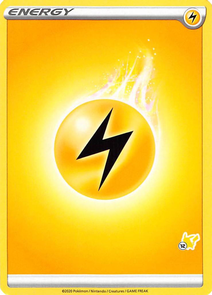 Lightning Energy (Pikachu Stamp #12) [Battle Academy 2022] | Devastation Store